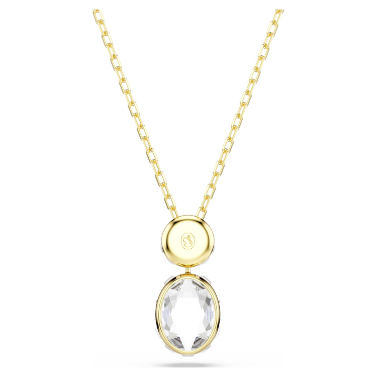 Chroma pendant Mixed cuts, Multicolored, Gold-tone plated